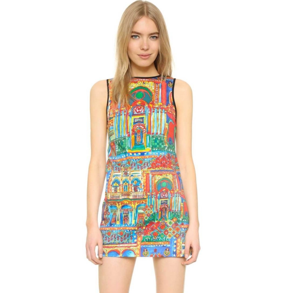 •Alice + Olivia• Tisha A-Line Shift Dress